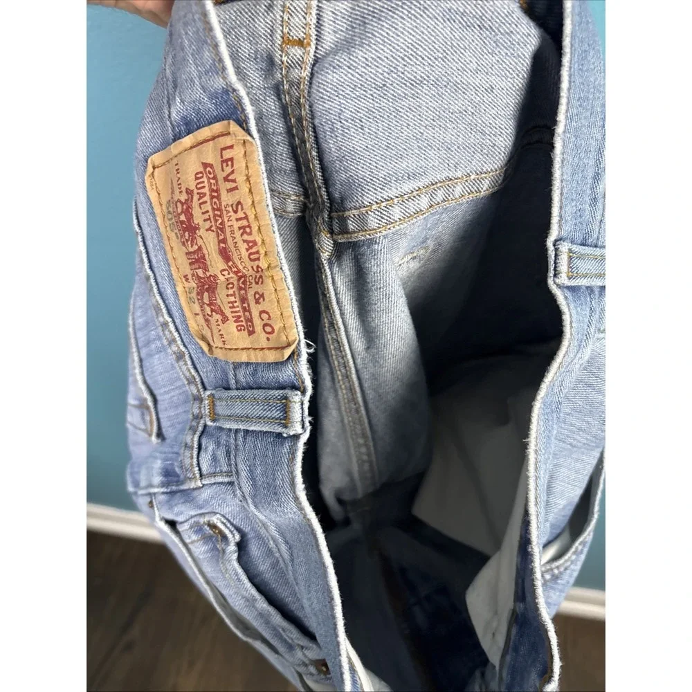 Levi's 505 Y2K Jeans Line Fade 32x32 Made in Columbia